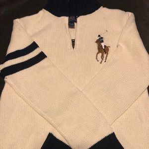 EUC WORN ONCE BOYS RALPH LAUREN POLO SWEATER